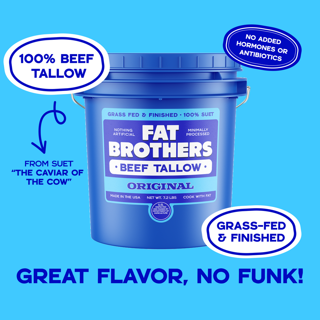 ORIGINAL - GRASS-FED BEEF TALLOW - 7.2 LB Pail