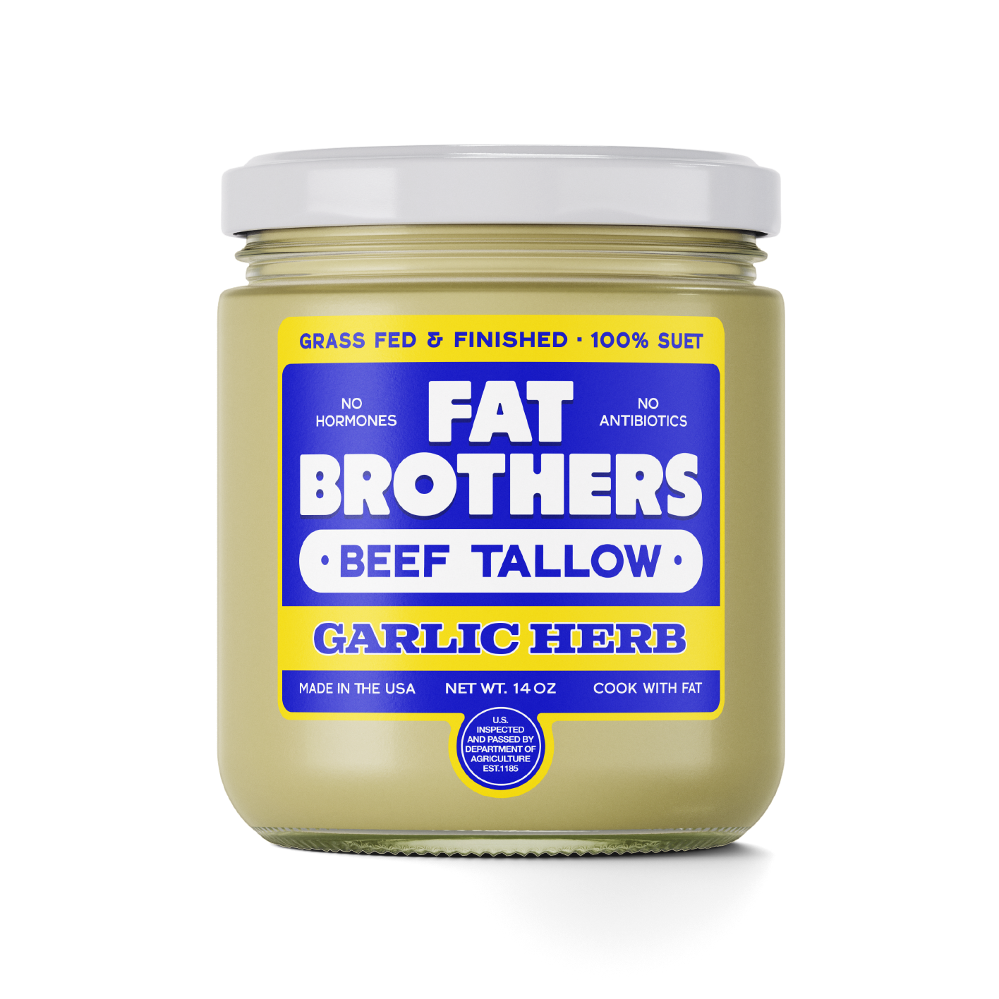 GARLIC HERB - GRASS-FED BEEF TALLOW