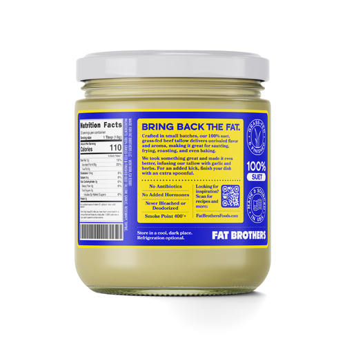 GARLIC HERB - GRASS-FED BEEF TALLOW
