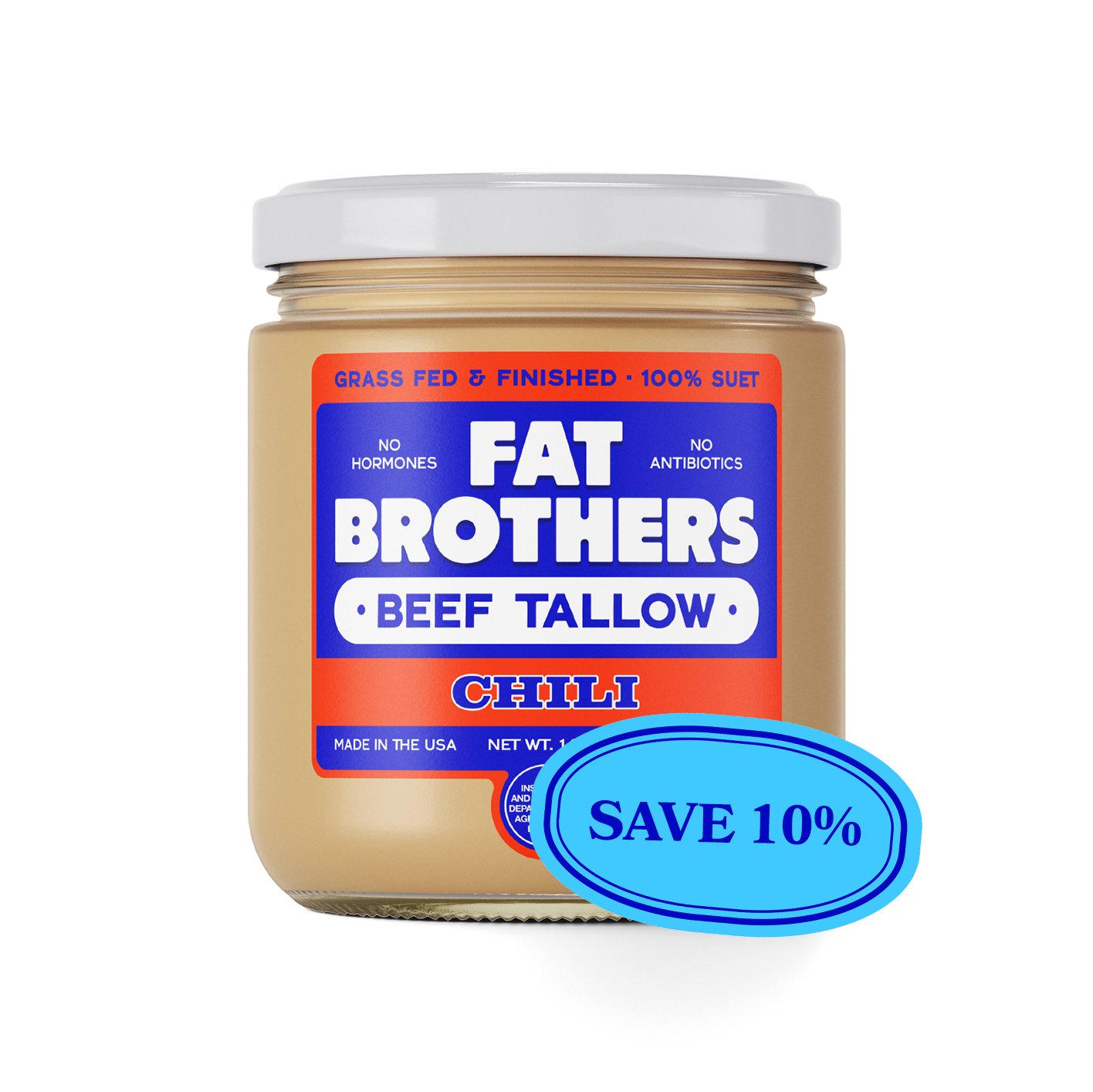 CHILI SEASONED - GRASS-FED BEEF TALLOW