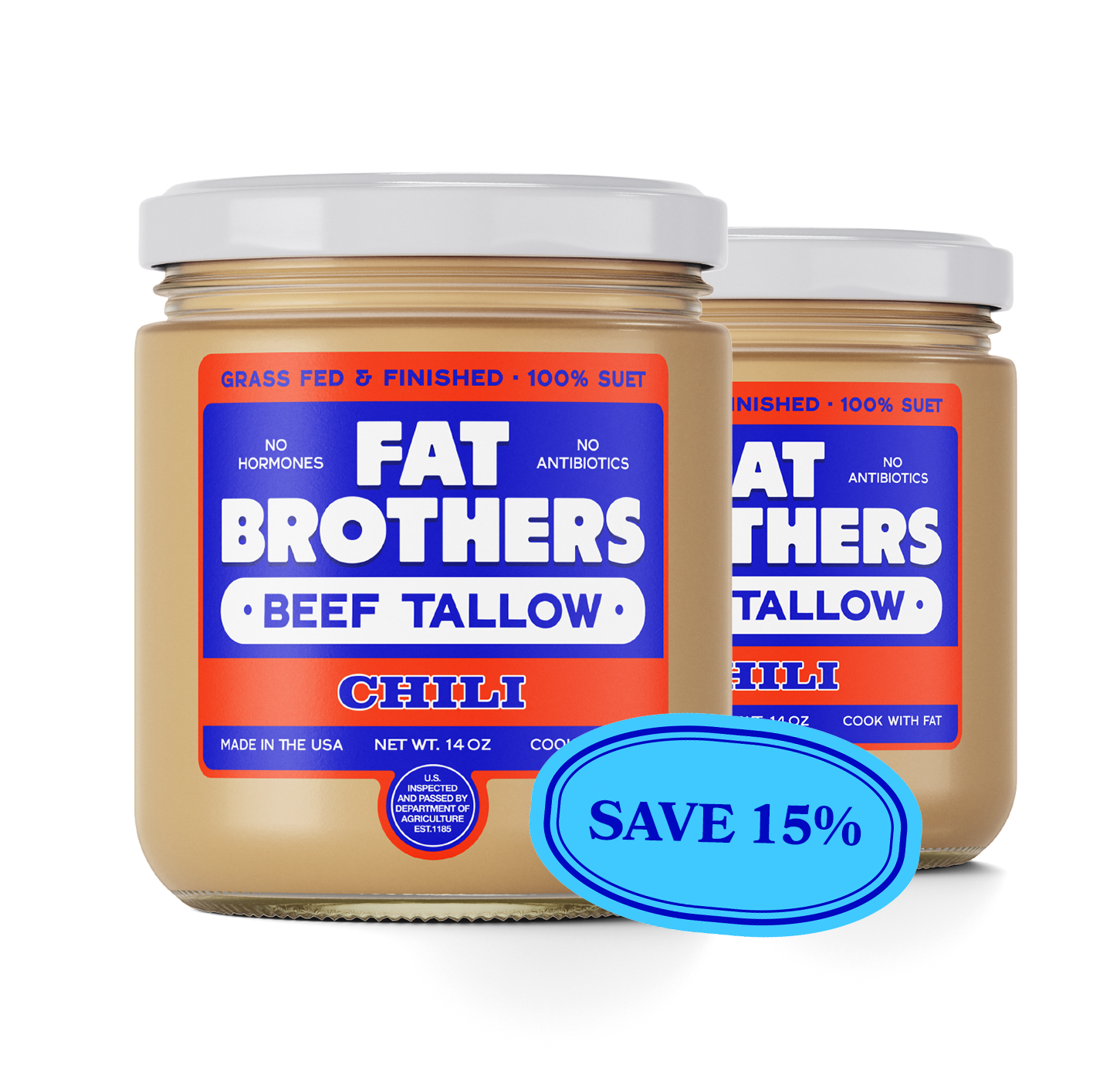 CHILI SEASONED - GRASS-FED BEEF TALLOW