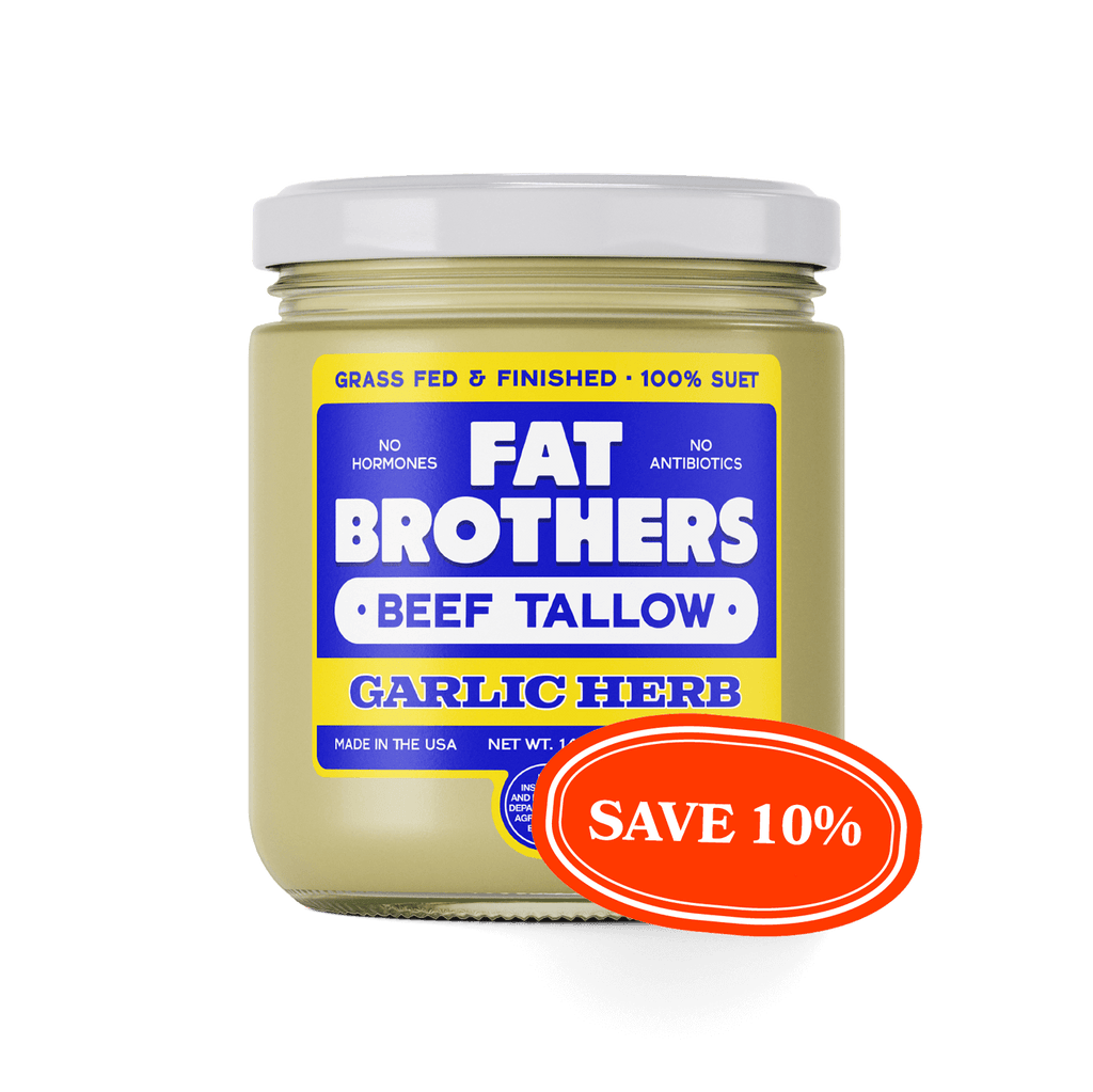 GARLIC HERB - GRASS-FED BEEF TALLOW