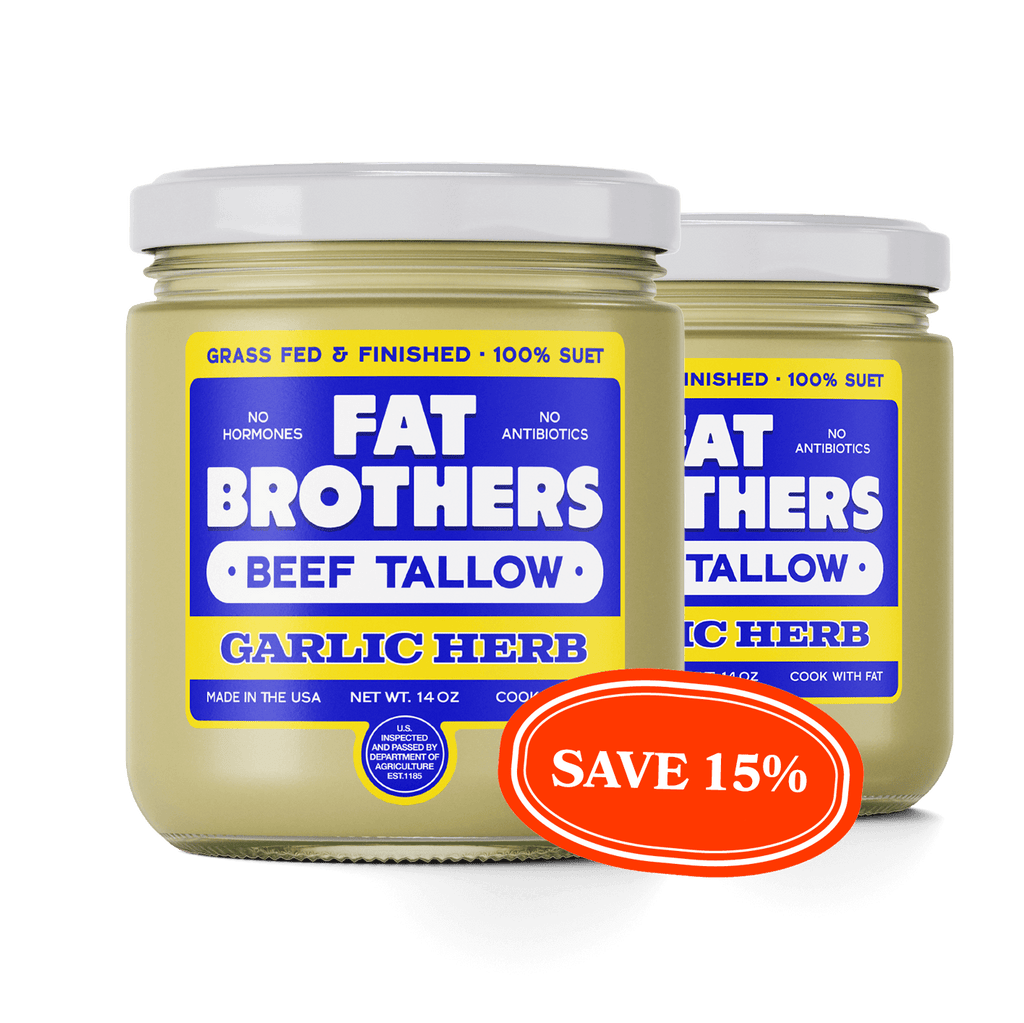GARLIC HERB - GRASS-FED BEEF TALLOW
